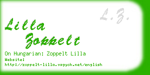 lilla zoppelt business card